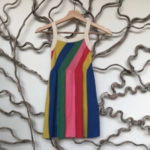 Mini Boden Rainbow Cotton Dress